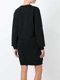 logo patch sweatshirt dress