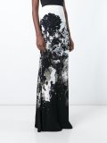 floral print maxi skirt