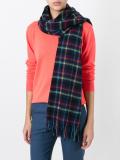 checked scarf