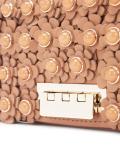 flower embellished crossbody bag