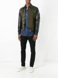 shirt effect bomber jacket