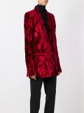 crushed velvet blazer 