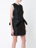bow detail scuba dress
