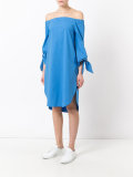 off-shoulders shift dress