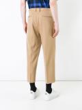 wide-leg cropped chinos