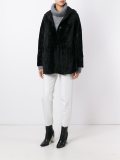 reversible hooded jacket