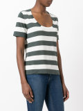striped knit T-shirt 