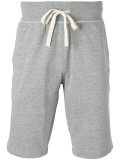 logo embroidered track shorts