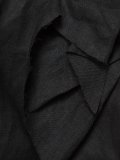shawl lapel asymmetric jacket