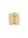 'I' initial stud earring