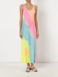 embellished neck long dress