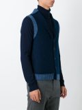 shawl neck knit gilet