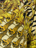 printed belted dress 