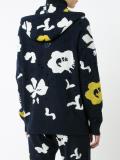 Moon Flower zipped hoodie