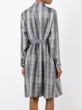 snakeskin graphic shift dress