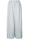 wide-fit pinstripe trousers
