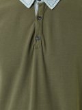 'Two-tone Military‘polo衬衫
