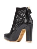 Pierre Hardy X Sacai mesh ankle boots