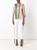 striped blouse