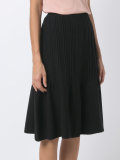 pleated A line skirt
