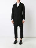 fitted single breasted coat