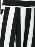 striped strapless jumpsuit 