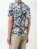 rollercoaster print T-shirt