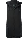 sleeveless hooded jacket