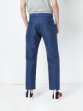 tapered cropped trousers