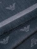 logo print scarf