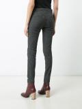 pinstripe skinny trousers