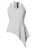pleated trim top