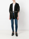 tie waist gilet