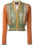 lace panel cardigan