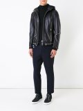 zip up hooded jacket