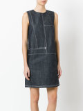 denim shift dress