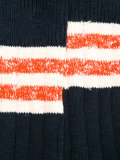 stripe panel socks