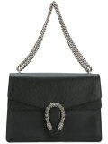 embellished clasp shoulder bag