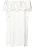 ruffled off the shoulder dress