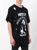 distressed knit T-shirt
