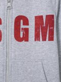 logo print hoodie