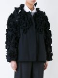 handlinked twill cropped jacket