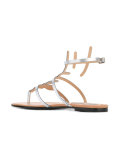 metallic sandals 