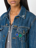 geometric brooch