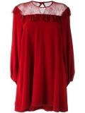 lace insert dress