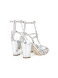 studded caged sandals 