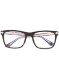embossed titanium square glasses