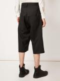 pleated detailing cropped trousers