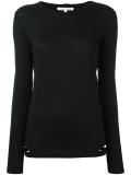 slashed hem jumper