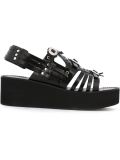 strappy platform sandals